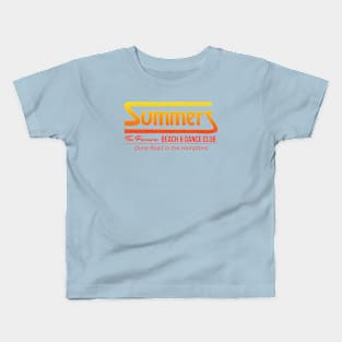 SUMMERS BEACH CLUB LONG ISLAND NEW YORK Kids T-Shirt